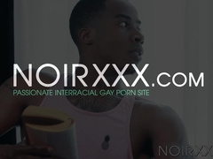 Intruding paparazzi Seth Knight throatfucked intensely by dom Trey Donovan