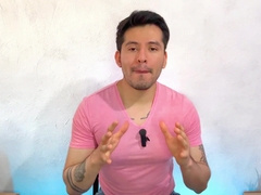 Mature boy in a suit smashes a young guy he found at the bank