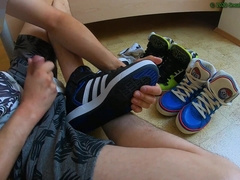 Joy with Adidas Space diver (4Cumshots)