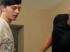 Twinks boys videos Collin exposes the cuffs and blindfold and the