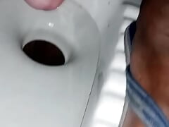 I masturbated in the toilet at night
