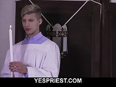 Priest barebacks hot ass blonde teen church boy
