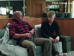 Dale Savage And Harley Xavier In Pervert Old Guy Ass Fucked