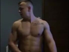 Fitness Hunk Jerks Off Solo