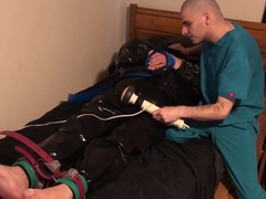 Jun 15 2022 - Rubber Boy Gets Smothered In Leather While Tied Up In Latex