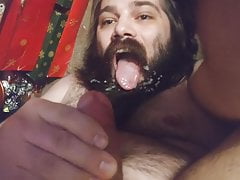 My Sissy cumming on own face...