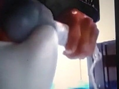 日本人男子のがまん汁びしょ濡れ電マオナニー