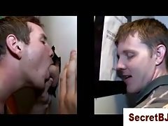 Nice but stupid straight guy gets a gay blowjob