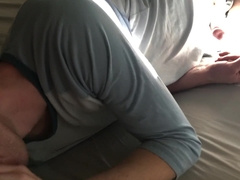 Deep-Throating my Draped Roomie and Drinking his Explosion