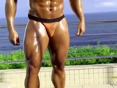 Beautiful gay, black hunk, twink cock