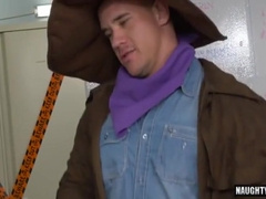 Large Knob Homo Fake Penis And Facial