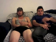 Str8 best friends jerking together watching porn 5