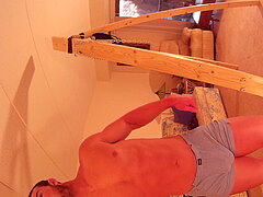 Payne Moore audition a rip and disrobe 20 yr elder bbuilder