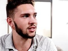 Amateur otter strokes his hairy dong