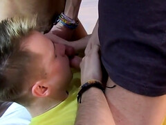 Lustful boys pose hot in hotel room when they fuck in crazy scenes