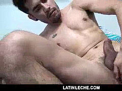 Fit Latino Gets Barebacked And climaxes