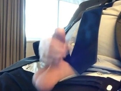 29 Suited older gay jerks off