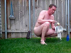 My Micropenis and ginormous Sissy fuckbox Outside