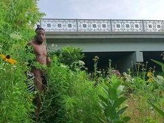 CAUGHT!! Kennie Jai faps at the sea in Chicago and GETS CAUGHT!!