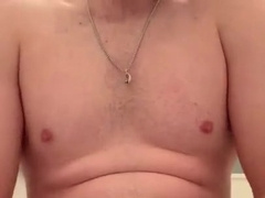 Spectacular fellow jacks in the douche with spunk-pump ring and thumbs his bum