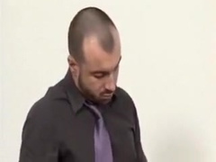 OLDER suited BEARDED mans sucking RIM FUCK BOYS ass