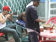 A gang of crazy queer pal's ravaging after a BBQ
