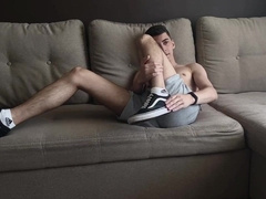 Super-Hot screwing boys in Nike and Campers sneakers