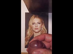 Cum tribute for Katheryn Winnick's printed face photo 2.