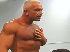 Muscle Wrestling And Sex - slutty Speedos