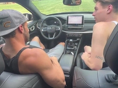 Hot Top Fucking Boy Slut in The Car