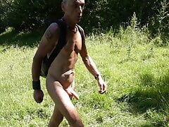 Naked After sex walk not bad for 56 yrs old lol