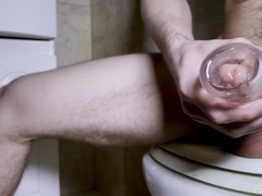 Twink cumming, hot guy masturbating, spurts