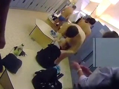 Masturbating in a crowded locker room 2