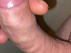 Long uncircumcised man meat jack off