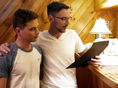 Mark Winters is in the sauna with a perverted daddy