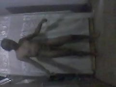 Video of a  nude man