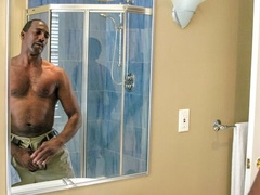 BBC stroking showing a horny dude named Colton