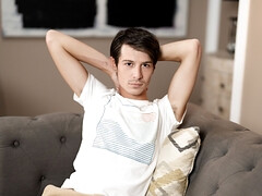 Strong couch sex at home for Luke Connors and Angel Elias