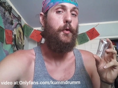 father makes you drink a shot glass of jizm for voyeurism on him from the closet