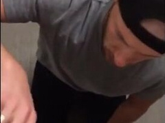 Blowing a verbal daddy on stairway 7