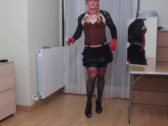 smoking for you on my slutty clothes 9