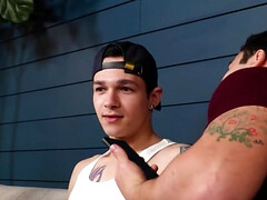 Gamer guy decides it is time for some spitroasting