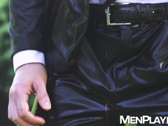 Muscular boss Bruce Beckham breeds his new assistant Cam Crawford