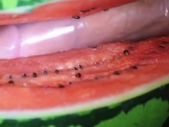 fruit fuck and self swallow - the best comes after cumming 2