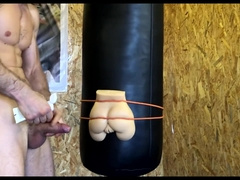 Мускулистый БОКСЕР Трахает Жопу Виртуального ГЕЯ / Очень горячее мужское соло