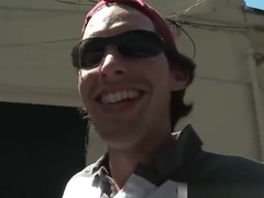 Guys fucking and sucking in public place