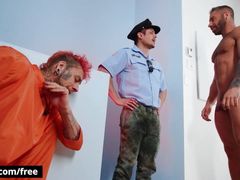 While Hiding From The Cops, Fugitive Bo Sinn Drills Eddy Ceetee's Tight Sweet Ass - BROMO