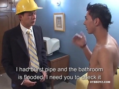 Mexican Twunks Delvis and Angel Nailing