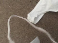 Size 8 wife dirty panties from the laundry basket