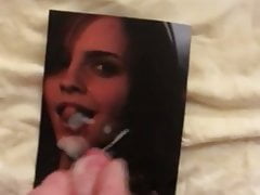 Emma Watson Slutty Tongue Cum Tribute